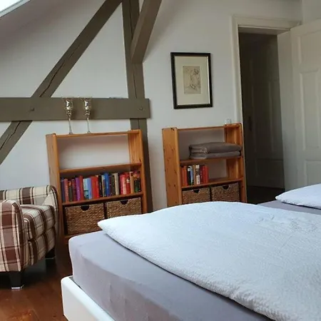 Loggiahaus Am Schloss, 5 Ferienwohnungen, Teils Mit Schloss- Und Seeblick شقة راينزبرج