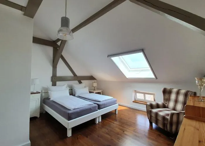 Apartamento Loggiahaus Am Schloss, 5 Ferienwohnungen, Teils Mit Schloss- Und Seeblick Rheinsberg